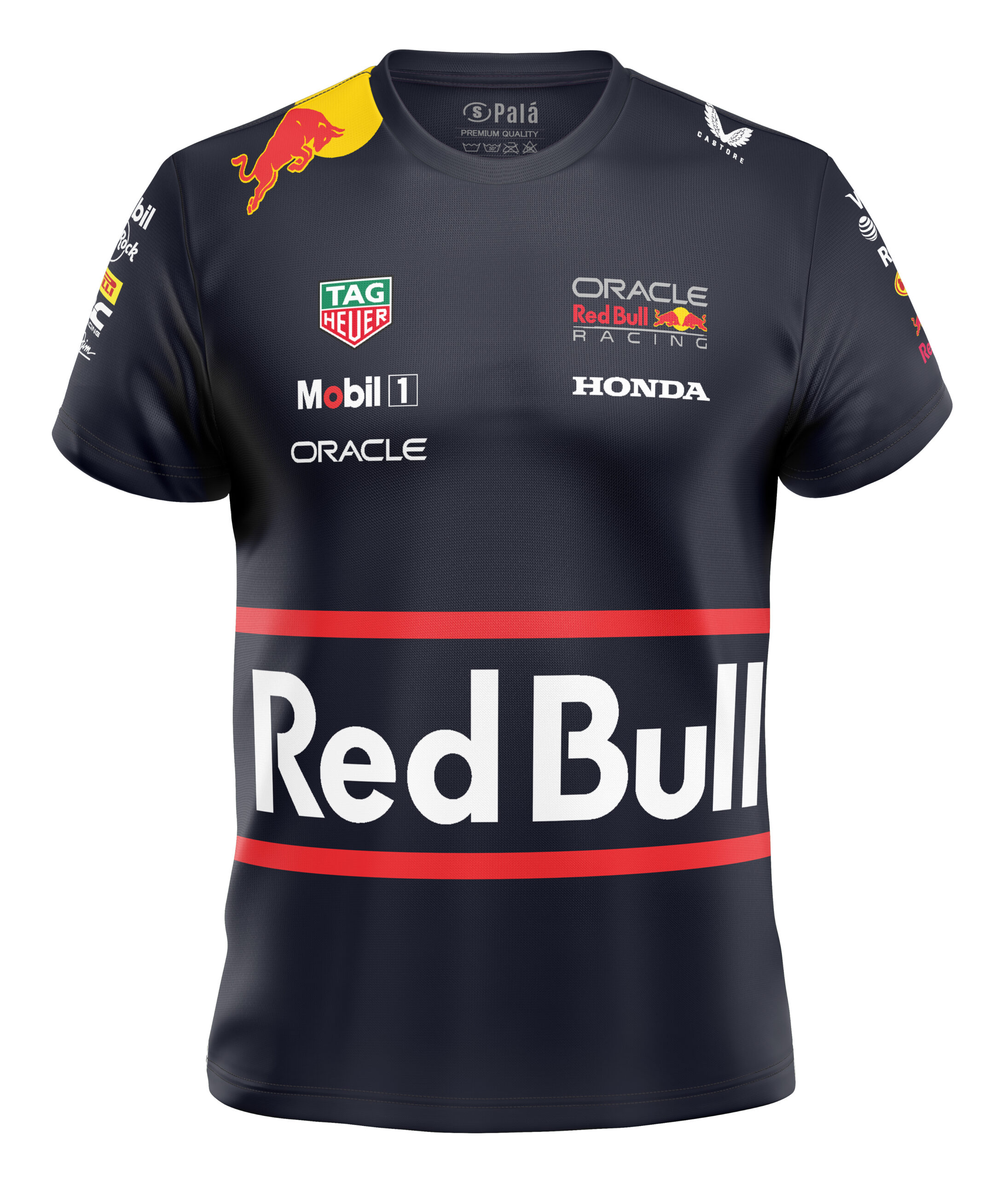 Remera Cuello Redondo Frente RedBull F1 Team
